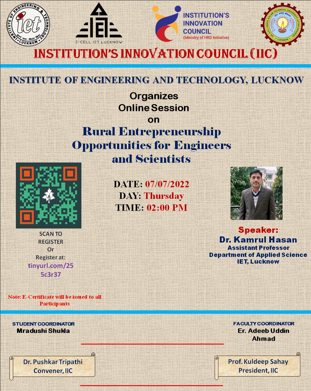 Rural Entrepreneurship Opportunities for Engineers and Scientists